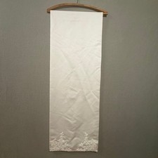 White Satin Embroidered Wedding Bridal Shall Wrap