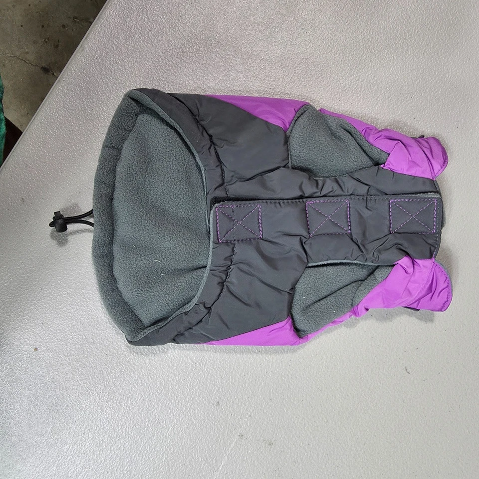 GOOBY TREKKING JACKET COAT SMALL DOG LAVENDER PURPLE FLEECE LINED - Image 3 of 4