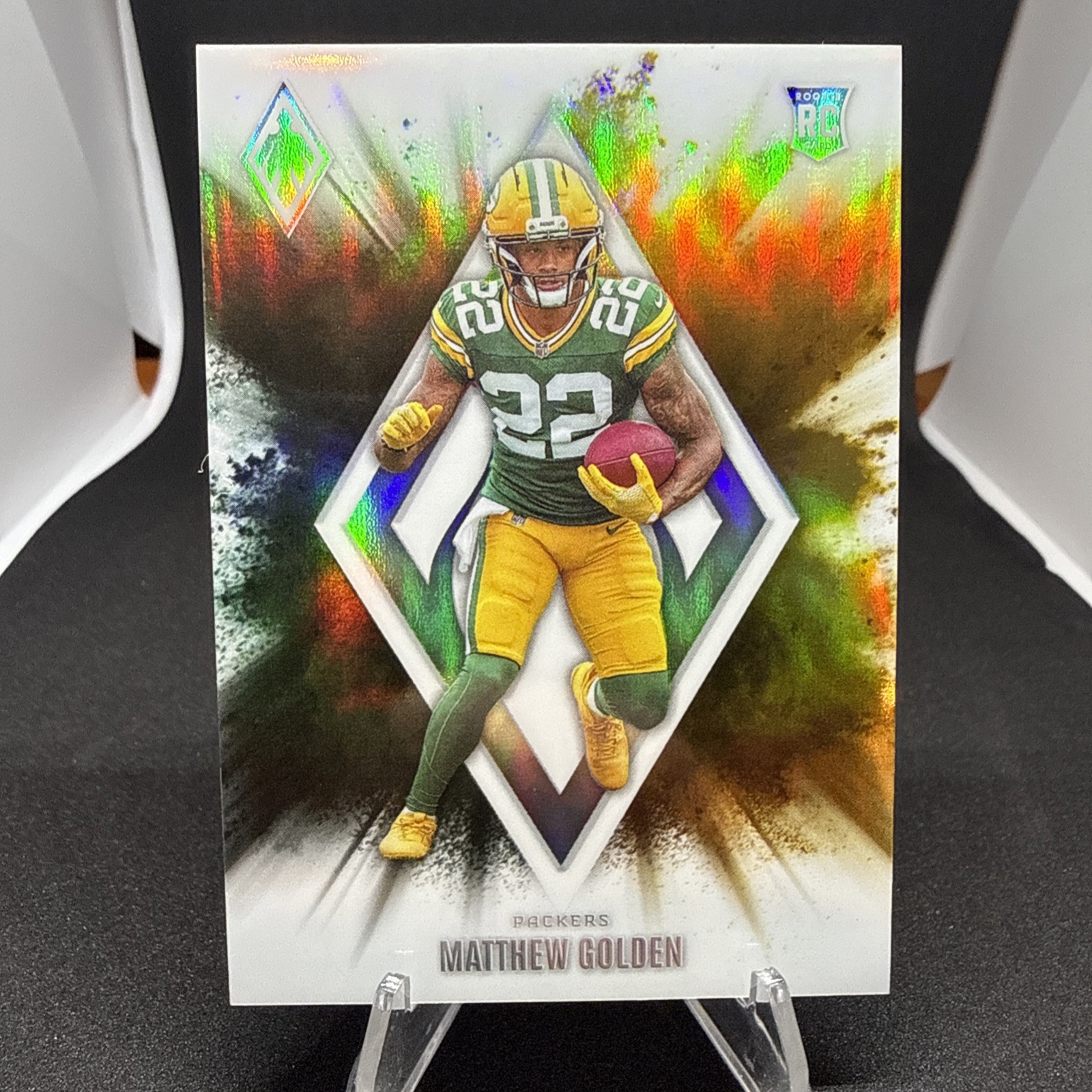 2025 Panini Phoenix Matthew Golden Color Blast RC SSP Green Bay Packers Case Hit