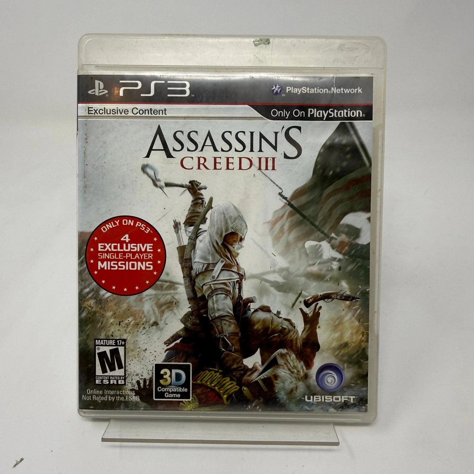Assassin's Creed III Sony PlayStation 3 PS3 Video Game CIB Complete Ubisoft