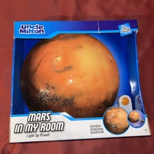 Uncle Milton Mars In My Room Light Up Planet With Remote New In Box - Decoration