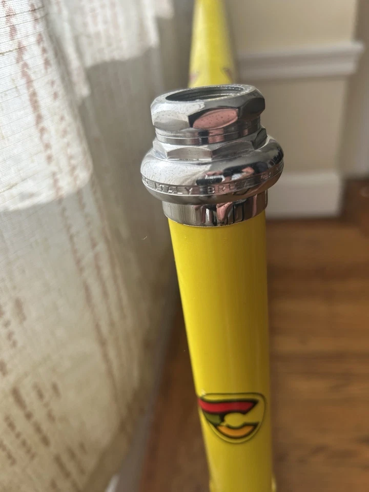 Cuadro de pista de engranaje fijo Cinelli Olympic Pista 61 cm NJS Colnago Benotto Campy Foto 4 de 4