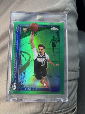2025-26 Topps Chrome - Cooper Flagg #251 Green Refractor /99 (RC)
