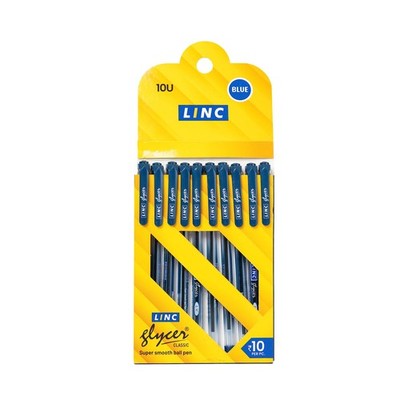 Glycer Smooth Ball Pen Card Pack | 0.6 mm Nickel Silver Tip | Comfortable Ela...