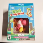 Wii U Yoshi's Woolly World + New Pink Yarn Yoshi Amiibo - CIB