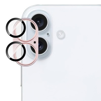 IMAK Metal Armor Kamera Schutzfolie iPhone 16/16 Plus Rosa