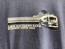 Vintage Dave Matthews Concert Tour Shirt 2004 Large