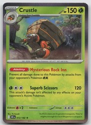Crustle 012/182 Destined Rivals Holo Rare