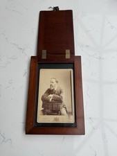 Antique Mahogany Camera Plate Photography Photo Case Byrne & Co Richmond