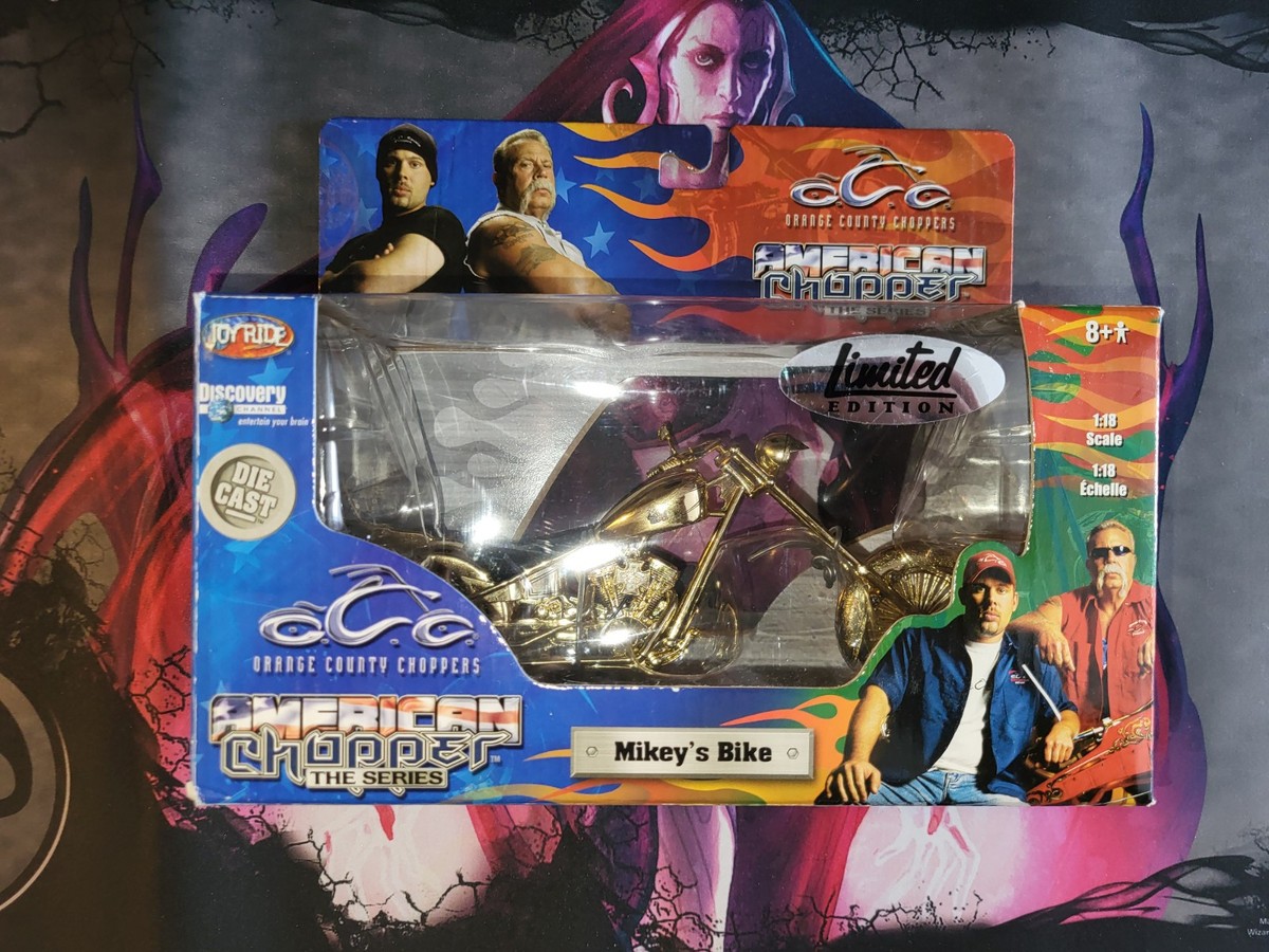 Joyride 2004 American Chopper Mikey's Bike (Gold) (Limited Edition)