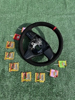 2010 - 2013 Mazda 3 Mazdaspeed 3 Steering Wheel Alcantara Red