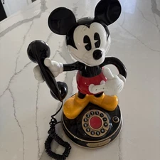 Disney Mickey Mouse Animated Vintage Talking Telephone 1997 Telemania Works