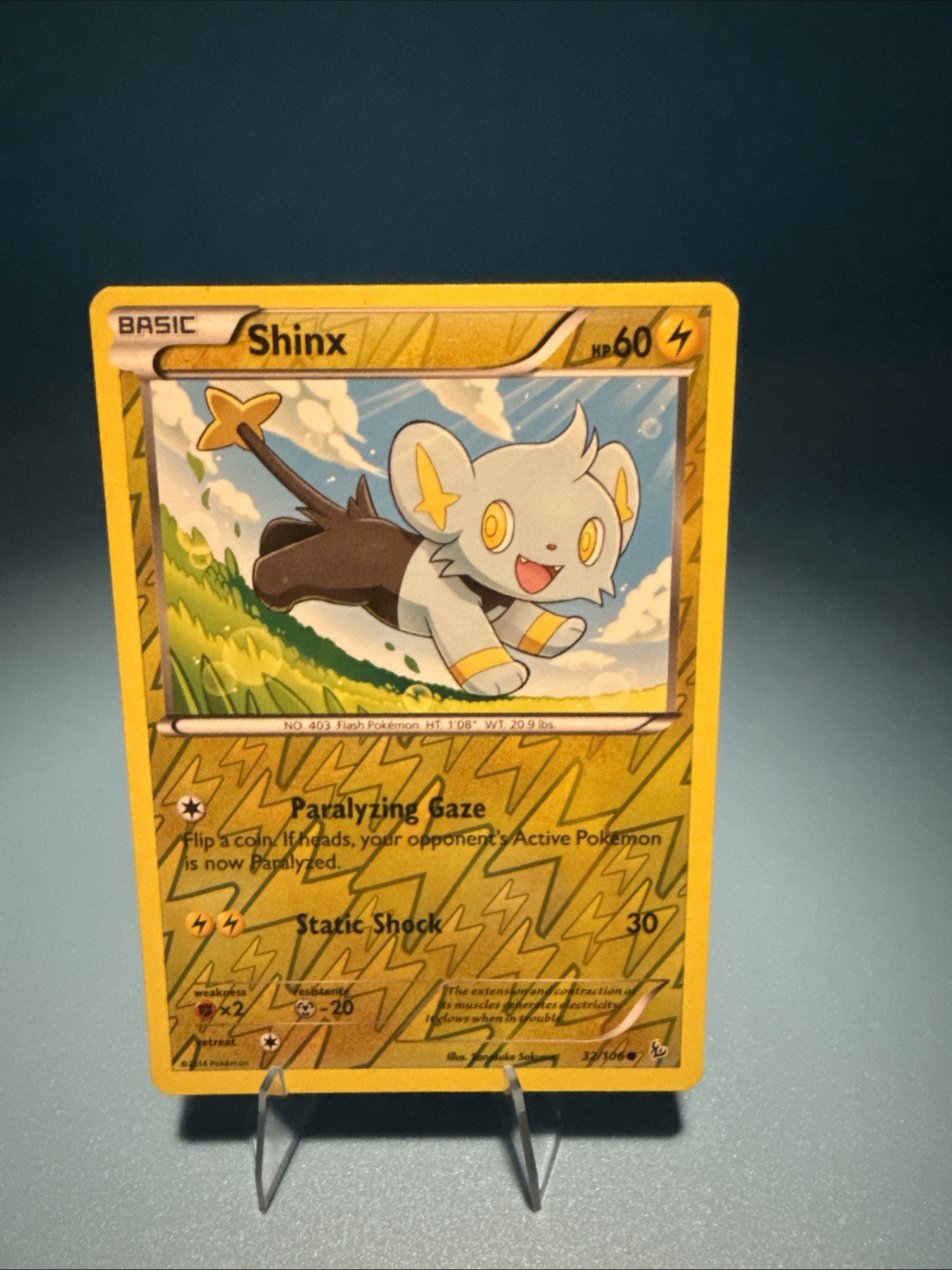 Pokemon - Shinx - 32/106 - Reverse Holo - XY Flashfire - NM