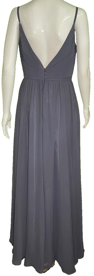 Azazie официальный размер 6 (A6) - фиолетовый серый платье выпускного вечера подружки невесты женское платье A 6 - Изображение 4 из 4