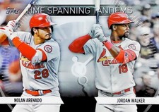 2023 Topps Update TIME SPANNING TANDEMS TS-22 NOLAN ARENADO JORDAN WALKER