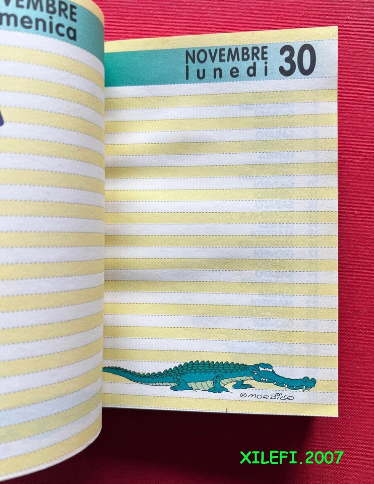 diario scuola mordillo 92/93 vintage auguri mondadori oli verlag NUOVO 17x12 cm - Immagine 4 di 4