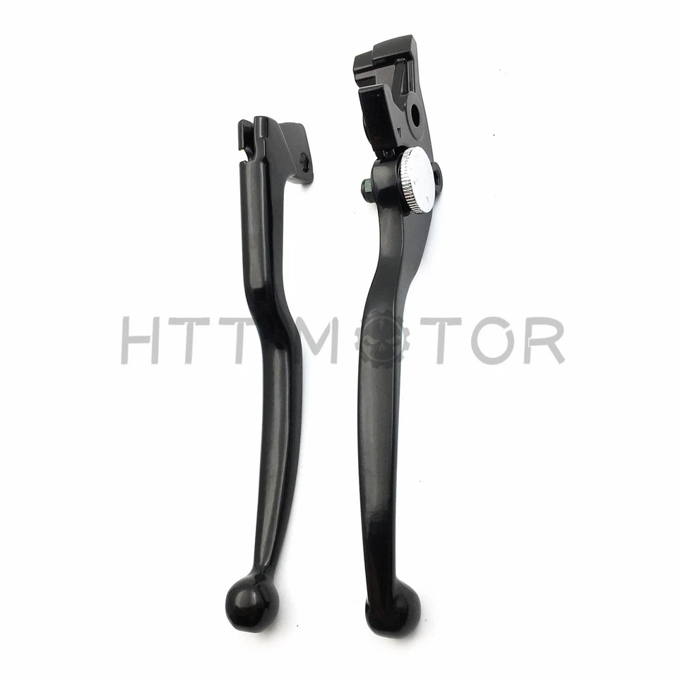 Black Brake Clutch Levers Hand Controls for 1999-2008 Suzuki SV650 SV650S - Image 3 of 4