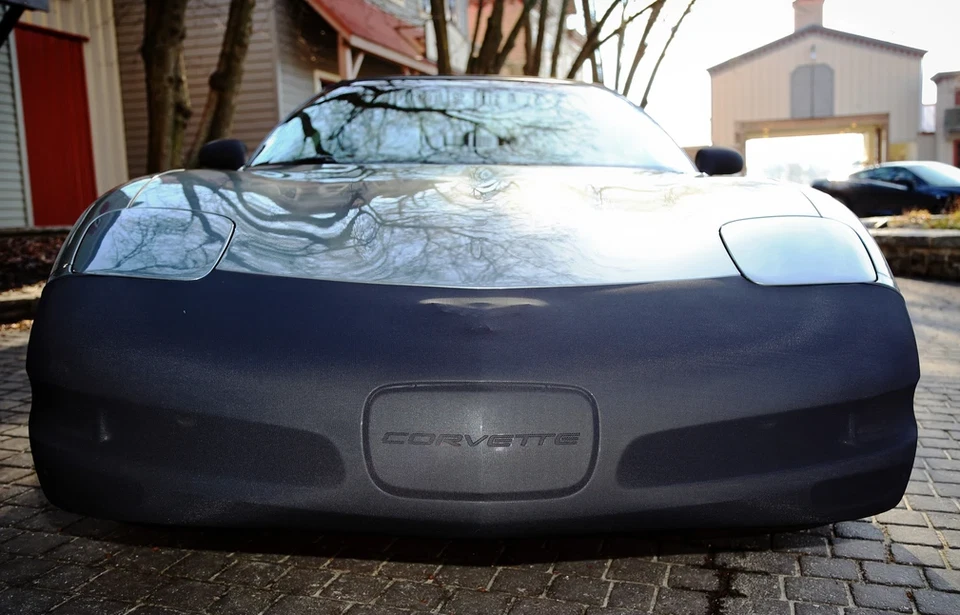 1997 -2004 C5 Corvette Front Bumper Nose Mask Bra NoviStretch Mesh EASY ON & OFF - Image 4 of 4