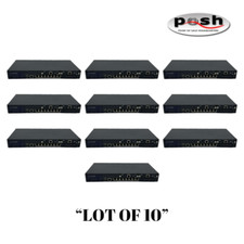 "Lot of 10" Juniper SRX220 8-Port Gigabit Services Gateway Security Appliance