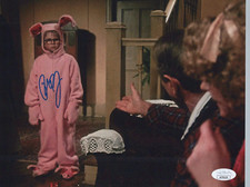 PETER BILLINGSLEY Signed A CHRISTMAS STORY 8x10 Photo Autograph JSA COA CERT