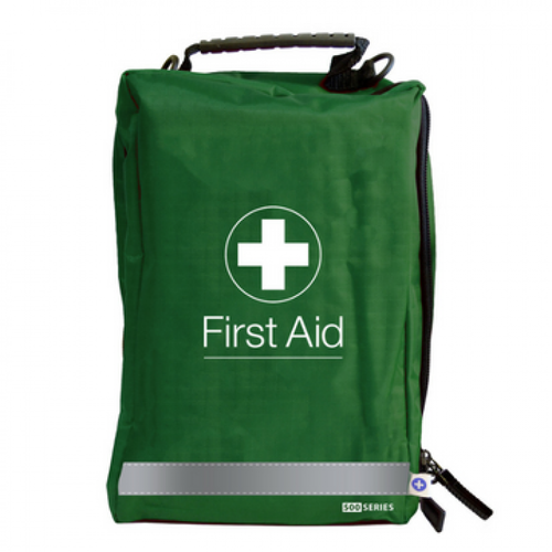 EMPTY FIRST AID BAG WITH COMPARTMENTS - EXTRA LARGE - GREEN - ECLIPSE 500 SERIES - Picture 1 of 5