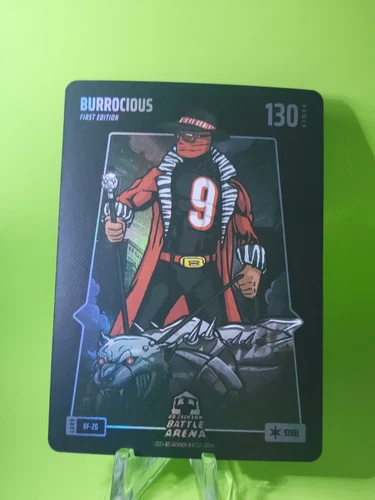 Bo Jackson Battle Arena Battlefoil Steel Burrocious #BF-20 Joe Burrow