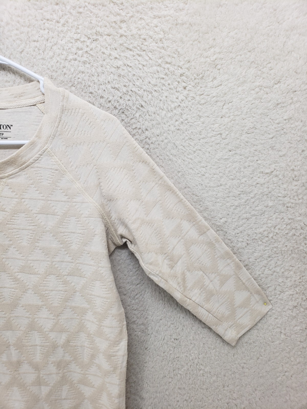 Pendleton Women Sweatshirt Extra Small Cream Patt… - image 3