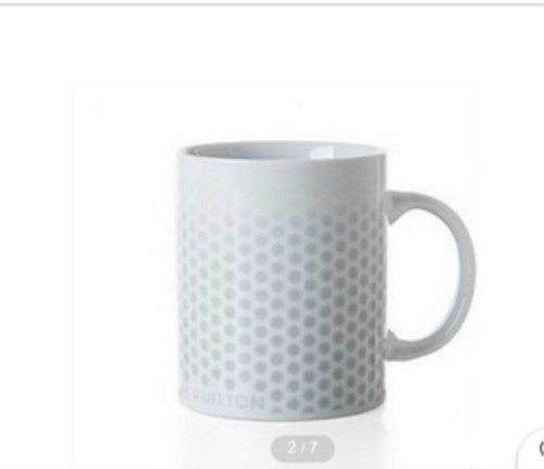 FONDATION LOUIS VUITTON Polka Dot Porcelain Mug Gray in Box New | eBay