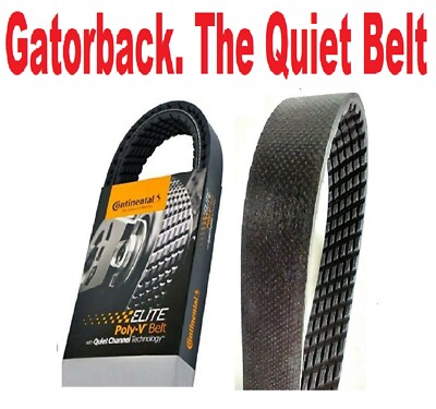 NEW Serpentine Poly-V Belt The Quiet Belt Gatorback CONTINENTAL ELITE 4060660