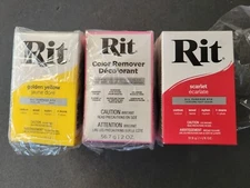 (Lot Of 18) Rit All Purpose Dye And Color Remover 1-1/8 Oz