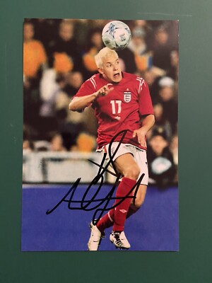 ALAN SMITH - MANCHESTER UNITED & ENGLAND FOOTBALL SIGNED 6X4 PHOTO