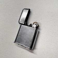 VINTAGE Thorens Lighter Flip Top Metal Switzerland Far Suisse Engraved Antique