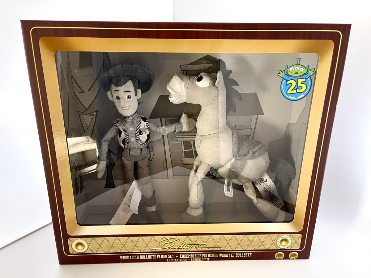 Disney Toy Story Set Limited Edition Figure Plush Woody And