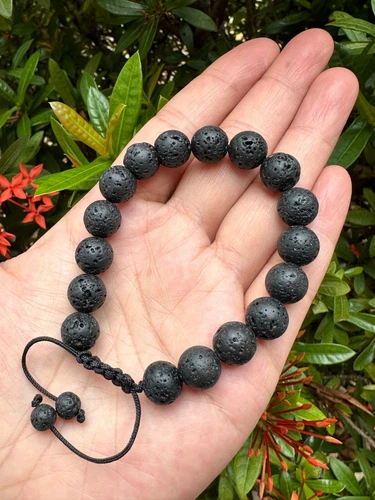 Grade A++ Edelstein Perlen verstellbar Armband 10 mm, echte Kristalle Armbänder - Bild 113 von 124