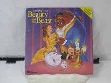 Walt Disney Laserdisc 3 Movie Lot Beauty Beast, Snow White, Sleeping Beauty G/VG