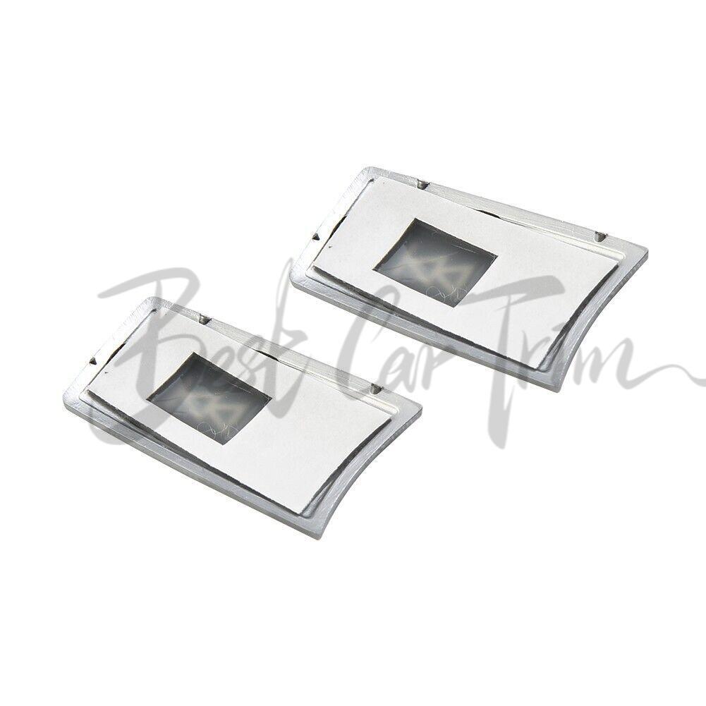 Silver ABS Volume Button Covers For Mercedes Benz C E GLK CLS ML Class – Self-Adhesive