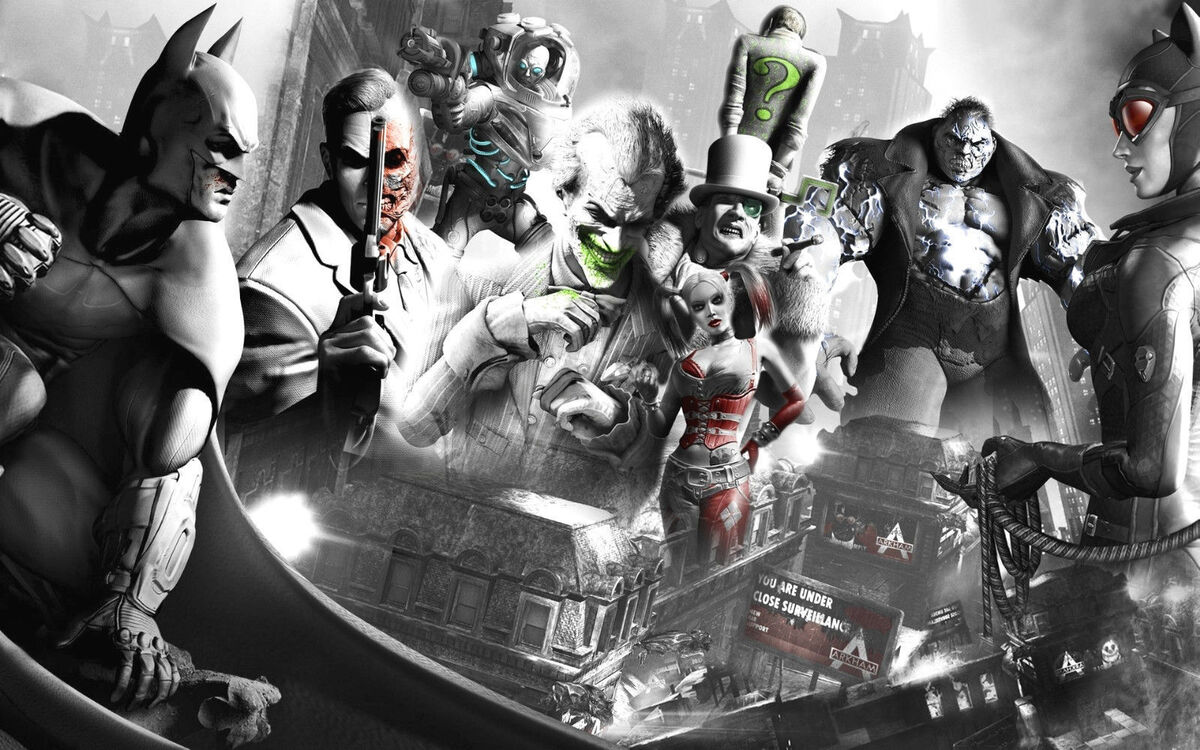 Batman Arkham City Wall Mural