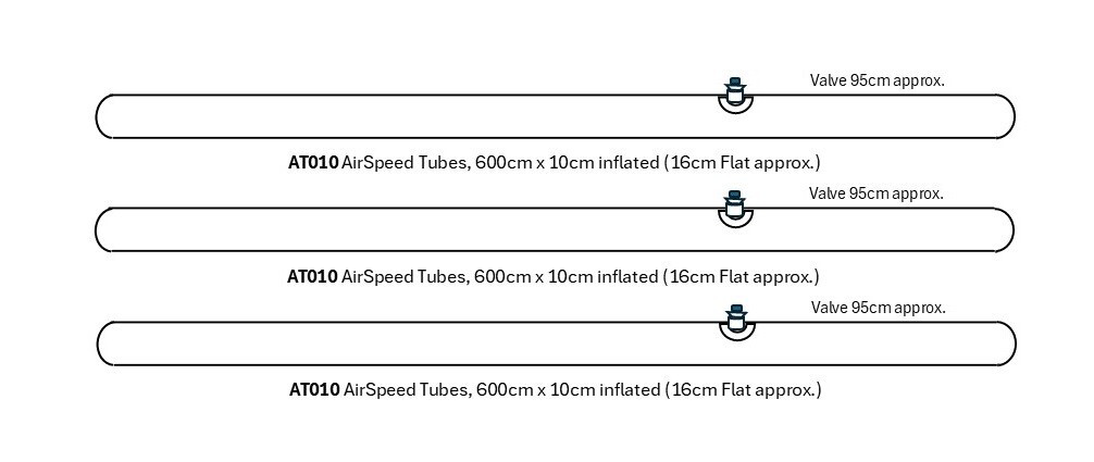 Vango Sapera II Std & Sapera II Tall Air Awnings 2015, Set of Main Vango AirBeam