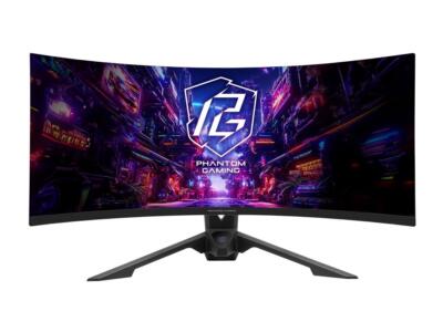 ASRock Phantom Gaming 34'' 180 Hz VA WQHD Gaming Monitor FreeSync Premium (AMD Ad