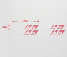 4 x Advan Yokohama Wheel Decal Sticker White & Red RG2 RC4 RG4 D2 TC4 GT ONI2 R6