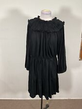 Ann Taylor Womems Black Color Long Sleeve Dress Size L 