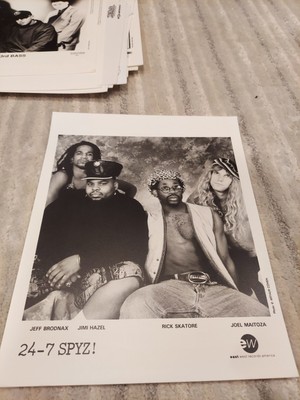 Rare 1990s 24-7 SPYZ  RAP Promo Press  Photo Very RARE 8X10 #1