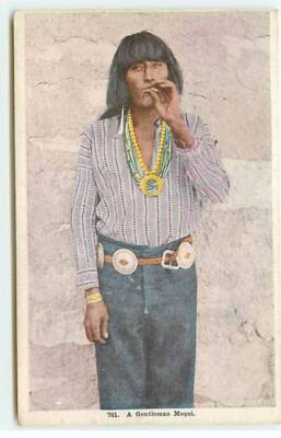 American Indians - A Gentleman Moqui - Smoking Man - ST138 - 203
