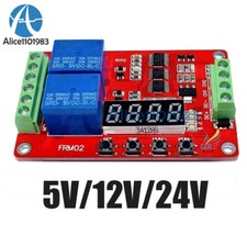 Multifunction 2 Channels 5/12/24V Delay Self-Locking Circulate Time Relay Module