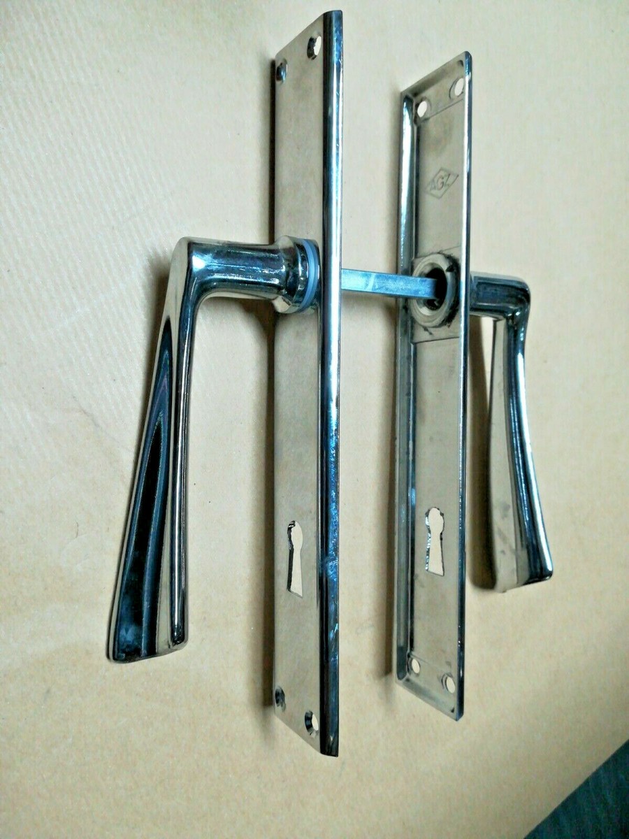 SONICAL MANIGLIA FARFALLA ZIRAL CROMATO CON Placca Foro Patent Mm8x90 - Foto 13