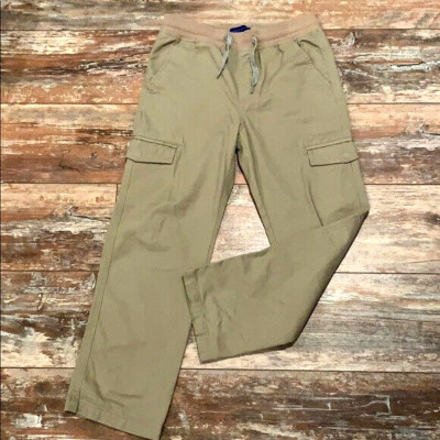Boys Husky Khakis Simply Styled Cargo Pants By Sears Size S (8)