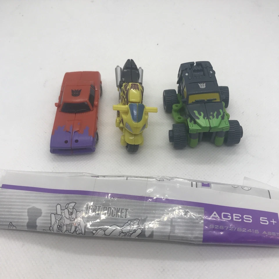 TRANSFORMERS RID DIRT DIGGER TEAM OIL SLICK DIRT ROCKET GRINDOR   w/instructions - Image 2 of 4