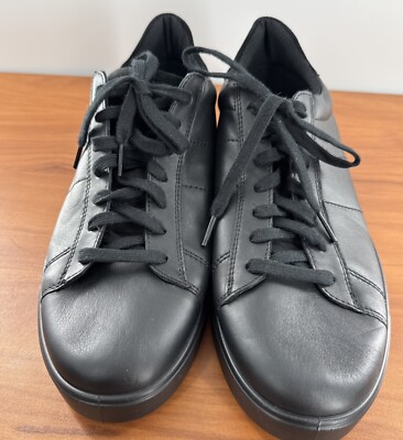 NWOB Ecco men's street lite retro in BLACK sz 43 us 9-9.5 