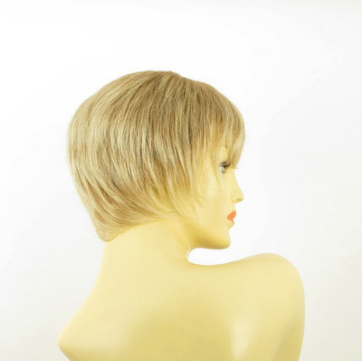 Perruque Courte Femme Blonde Clair Mèches Moyennes - Ref Brandy 27T613 - Neuve Avec étiquette