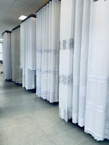 Scheibengardine für die Küche, Gipüre-Spitze, Qualität Guipure Griechisches - Bild 14 von 18